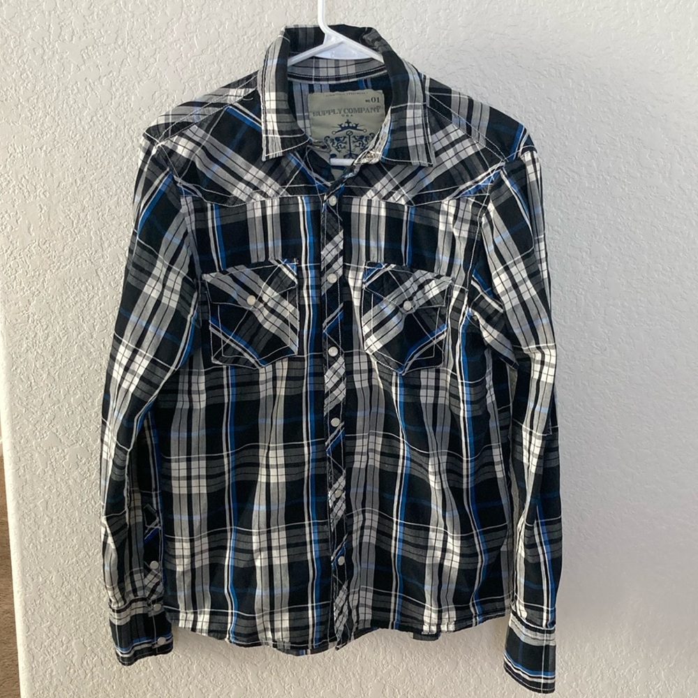 Supply Company USA Snap Checkered ‘00s Shirt